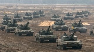 Hundreds of tanks in Black Eagle op near Ukrainian border