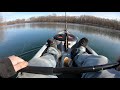 pelican sentinal 120xr angler kayak first run