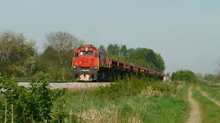 Log Rail 2062 203 blasting horn on it's way to Koprivnica