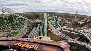 Python 4K 60fps front-seat on-ride POV Efteling (2024)