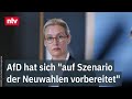 Weidel nach Ampel-Aus: AfD hat sich 