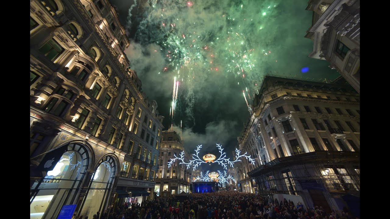 Regent Street Christmas Lights Switch On 2013 - YouTube