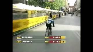 Tour d'Italie 1994 - Etape 1B - Armand De Las Cuevas, le plus rapide du chrono de Bologne