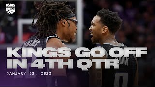 Kings go HIGHLIGHT FACTORY in 4th against Grizzlies | 1.23.23
