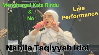 [Live] Menghargai Kata Rindu ~ No ~ Nabila taqqiyah Idol at Grand Opening Papa Dino18 Juni 2023