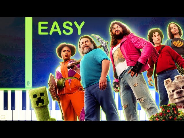 A Minecraft Movie Theme Easy Piano Tutorial Chords Chordify