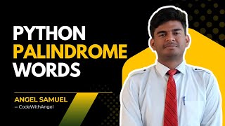 ✅ Find Palindrome Words in a Sentence Using Python 🐍 | Fun Logic for Beginners 🔁🔡 #pythonprogram