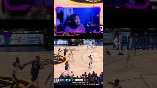Lakers Fan Reacts To Nikola Jokic dunk on LeBron James trying to chase down block #shorts