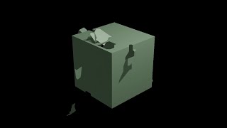 Generate Blender Cube Explosion Animation Using Python