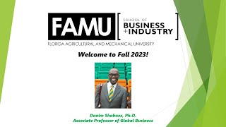 FAMU SBI Welcome to Fall 2023!