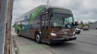New Bus! Petaluma Transit 2025 New Flyer XE40 #52 on Route 2