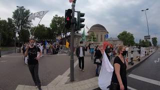 Swarming Köln Deutz Extinction Rebellion 17.6.20 #RebellionWave