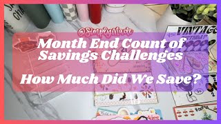 Month End Count of Completed Savings Challenges | How Much Did We Save? | December 2024