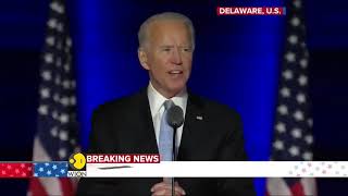 US Election 2020 Update Joe Biden delivers victory speech, pledges to unite America  World News