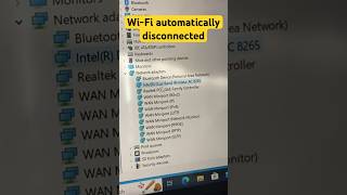 Wi-Fi automatically disconnecting problem solved 💯% ❤️ #wifiproblem #laptop #viral #shorts