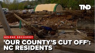 North Carolina community cut off following Helene flooding, devastation