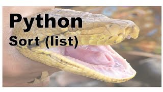 615-Python - Sort() Method
