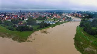 Powódź na  Dunajcu -19.07.2018 / 4K