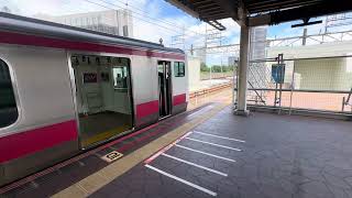 京葉線 始登列車離開海濱幕張站 普通東京行 好👍車掌,親民  発車メロディ「We Love Marines」2コーラス目(連播2次)