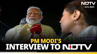 PM Modi's interview to Marya Shakil of NDTV during Patna roadshow