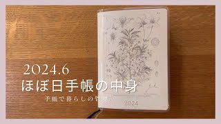 ［ほぼ日手帳］2024.6 ほぼ日手帳の中身 //