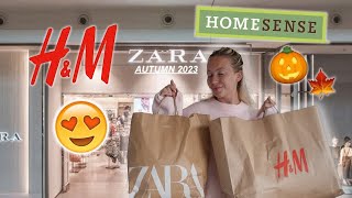 SHOP WITH ME For AUTUMN 2023 | Zara, H&M, Homesense VLOG