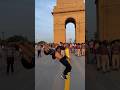 Flips in India gate😍❤️#trending #public #publicreaction #reaction #viral