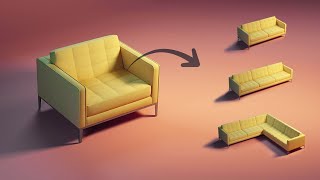 3d furniture extension with 1 click!  3ds Max tutorial