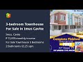 3-bedroom Townhouse For Sale in Imus Cavite