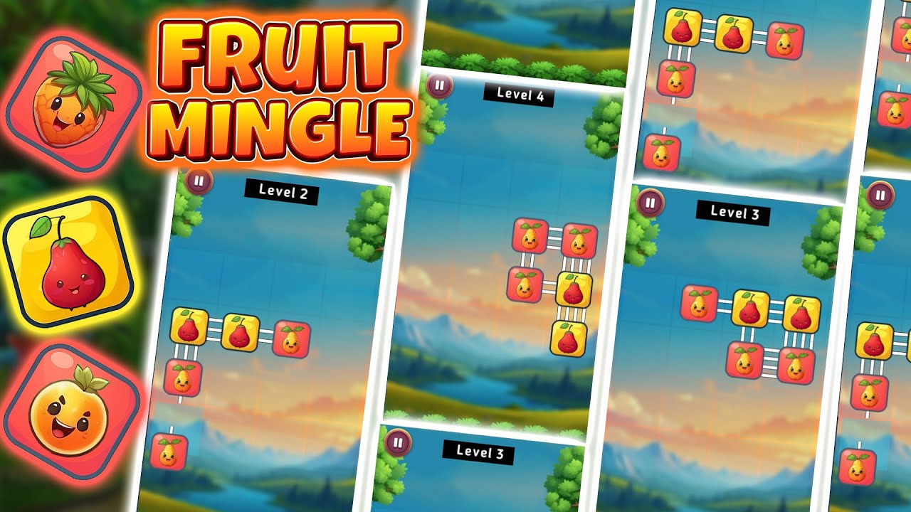 Fruit Mingle Construct 3 Game Template Source Code Youtube