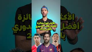 أكثر لاعب فاز بجائزة أفضل لاعب بالدوري 🔥