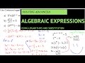 Solving Advanced Algebraic Expressions (Examples)