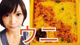 【駅弁】仙台 伯養軒 ウニめし食べてみたよ！【木下ゆうか】