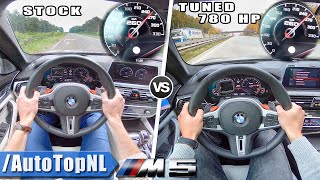 BMW M5 F90 | STOCK vs TUNED 0-250km/h \u0026 AUTOBAHN POV by AutoTopNL