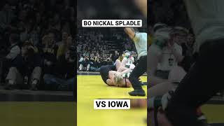 Bo Nickal SPLADLED His Iowa Opponent In Carver Hawkeye Arena