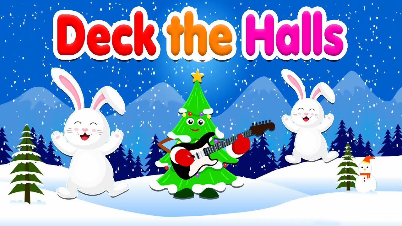 🎄🎅🏼Deck The Halls With Lyrics | Christmas Songs And Carols | Merry ...