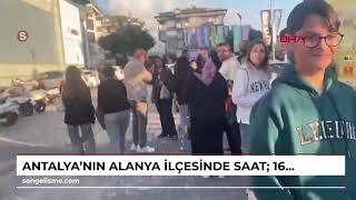 ANTALYA'nın Alanya ilçesinde saat: 16:51'de 4.5 büyüklüğünde deprem meydana geldi