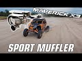 Installing The RPM SxS X3 Sport Muffler! Best Sounding Turbo Maverick X3 Muffler On The Market!