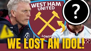 🚨 URGENT! CONFIRMED! GOODBYE TO AN IDOL! - WEST HAM NEWS TODAY