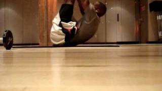 Dre Baldwin: Weighted Toe Reaches | Core Abs Strength NBA Fit Kobe Bryant Training