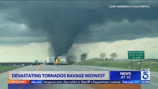 Tornado tears through Nebraska, causing severe damage to homes