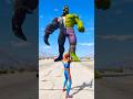 GTA V : SUPERHERO VS GIANT VENOM HULK MATCH, WHO IS THE POWERFUL 🔥 #shorts #gta5