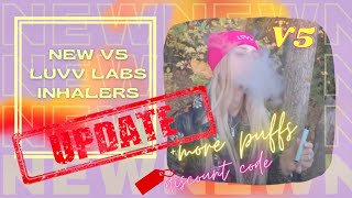 NEW V5 LUVV LABS INHALERS REVIEW | HOW TO QUIT SMOKING | VITAMIN VAPE | Updated | Nicotine Free