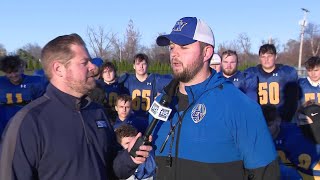 Alex Stewart full interview at East Noble football practice on 11/12/24