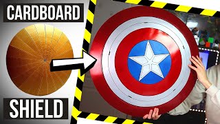 DIY Captain America MAGNETIC Shield! *Cardboard*