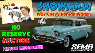 Riley’s Rebuilds’ 1957 “SHOWMAD” Wagon –  SEMA Show reveal to Mecum Kissimmee at NO RESERVE!