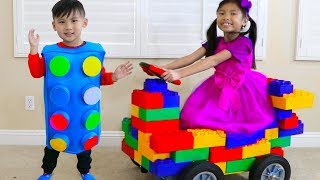 Wendy Pretend Play Transform Blocks to Toy Car & Fun Kids Toys