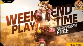 Beast Fury Weekend Playtime - [Review] "Wilderness Trapper Bundle" - Lone Wolf | Free Fire Malaysia