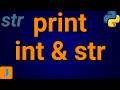 How To Print Int With String In Python