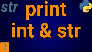 How To Print Int With String In Python